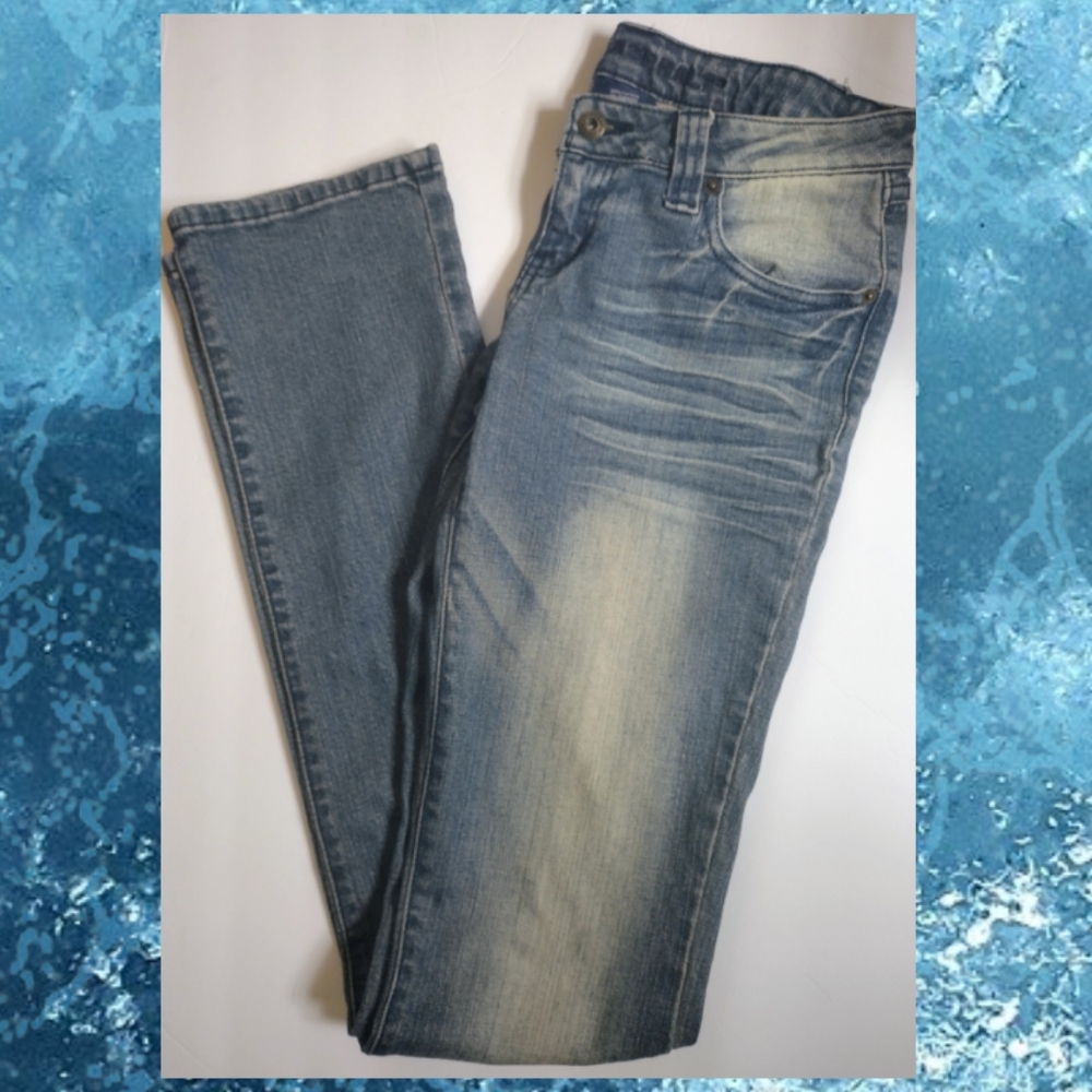Blue Asphalt by Wet Seal Distressed Jeans